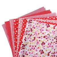 Master FAB 100% Cotton Fabric by The Yard for Sewing DIY Crafting Fashion Design Printed Floral Spring Flowers Red 
